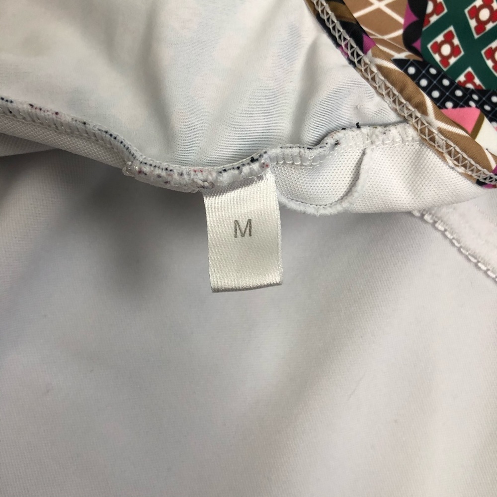 Patch Work Print Onepiece Swimsuit - image 8